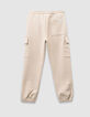 Jogging battle beige niño-4