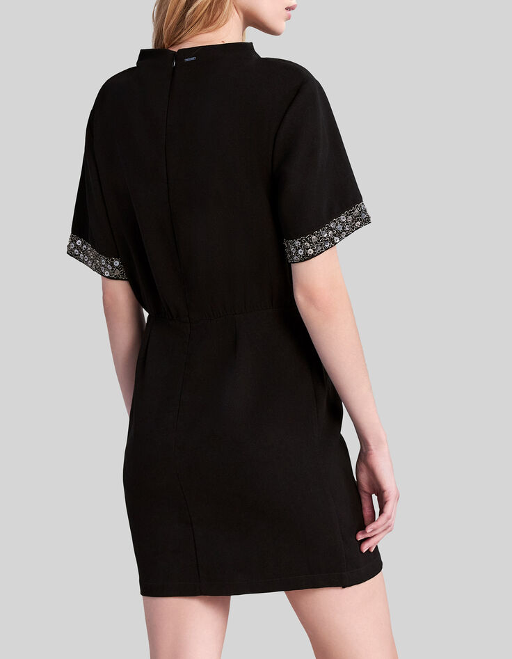 Vestido negro cuentas y lentejuelas-5