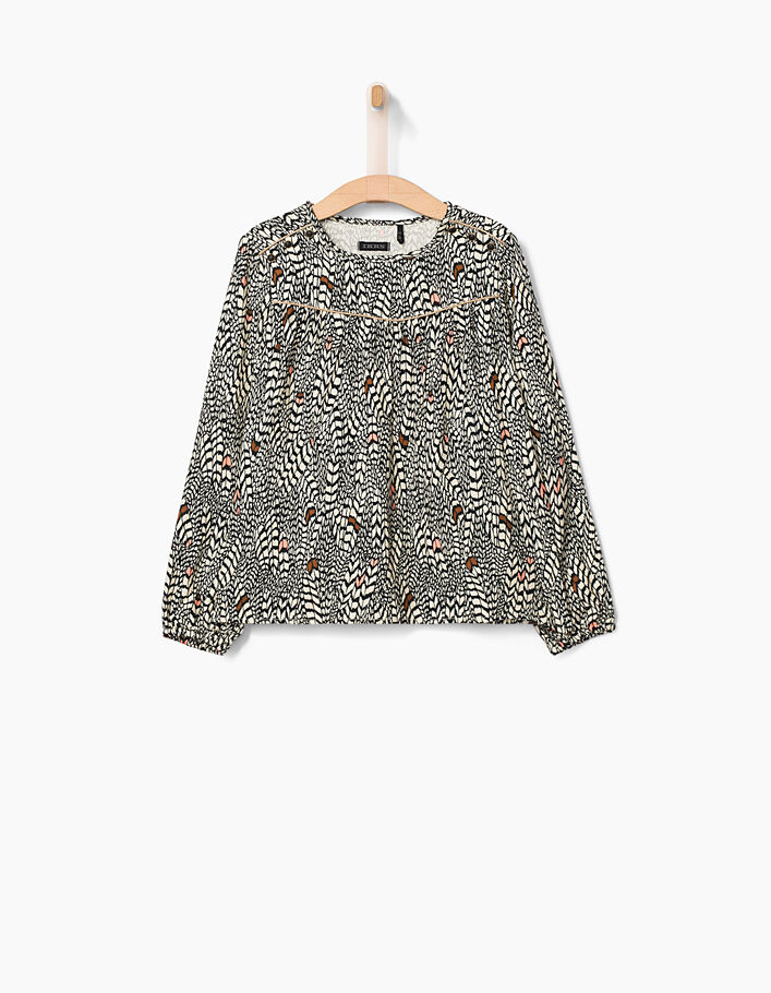 Girls' printed blouse - IKKS