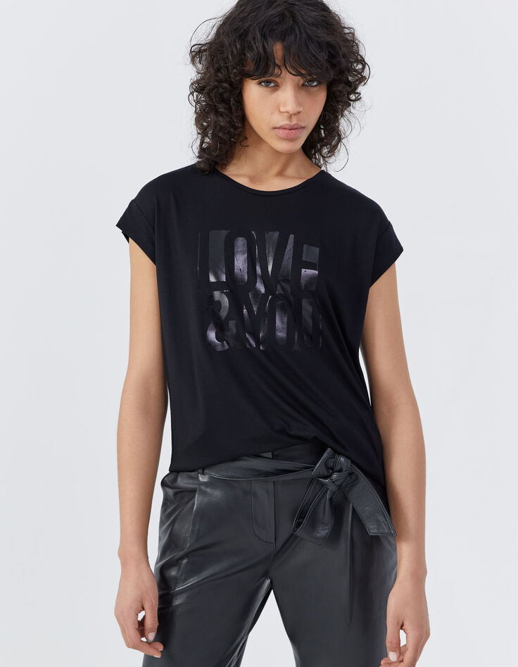 Pure Edition Damen-T-Shirt aus Tencel™ und Wolle-1