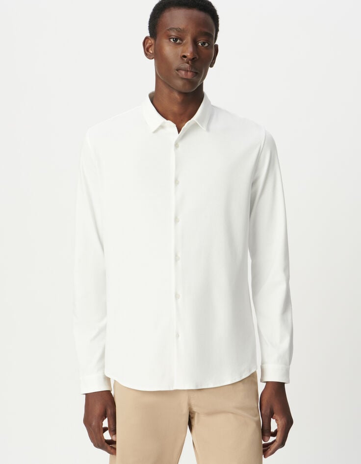 Chemise EASY blanche ABSOLUTE DRY en maille Homme-2 Chemise EASY blanche ABSOLUTE DRY en maille Homme-2