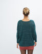 Jersey-capa verde pinegreen de mohair mezclado I.Code-3