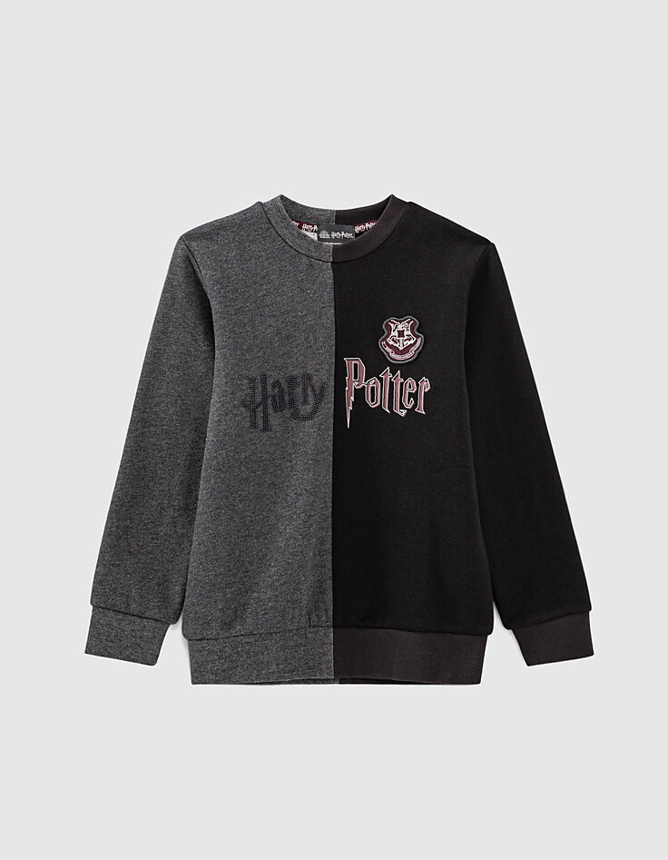 Sweater zwart en grijs markering HARRY POTTER jongens-1