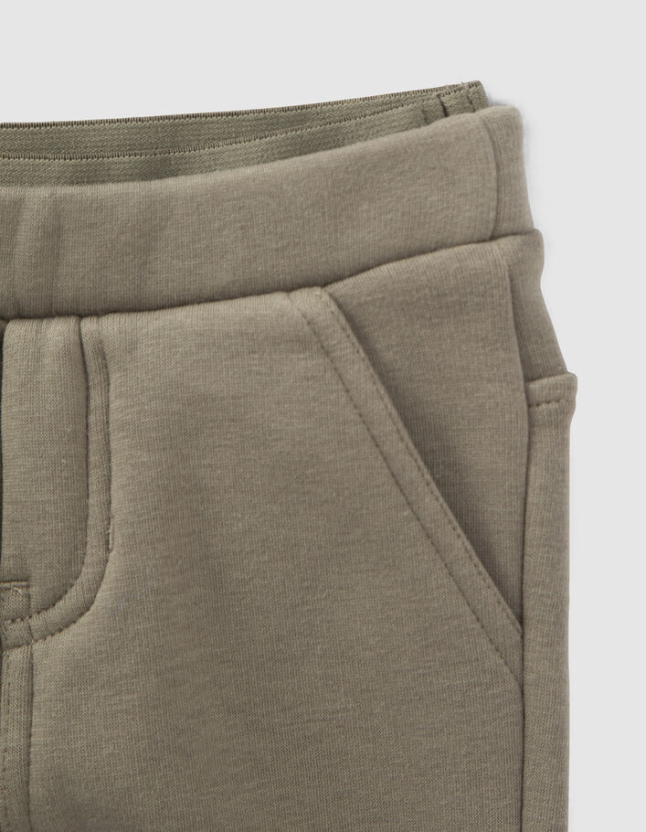 Jogging kaki double ceinture élastiquée bébé garçon-7
