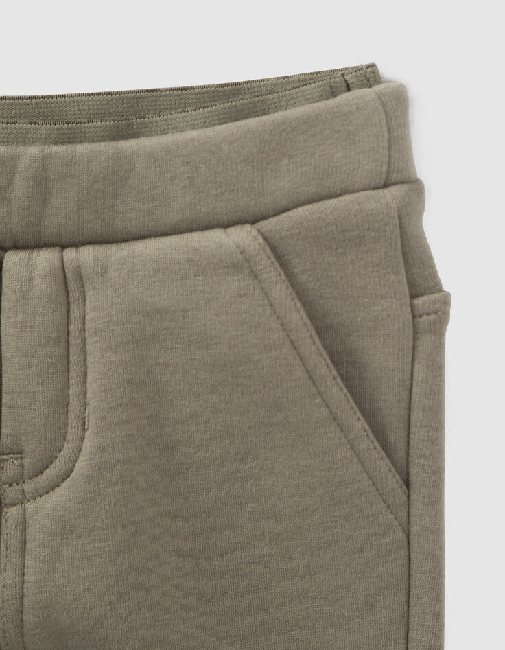 Kaki jogging dubbele elastische ceintuur babyjongens-6
