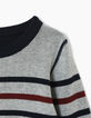 Jersey reversible navy Club Electro y gris rayas niño -6