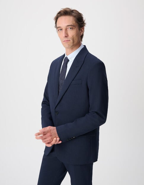Herencolbert in marineblauw keperstof - IKKS