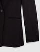 Zwarte blazer Milanotricot lurex Dames-5