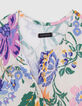 Girls’ white LENZING™ ECOVERO™ dress, summer flower print-5