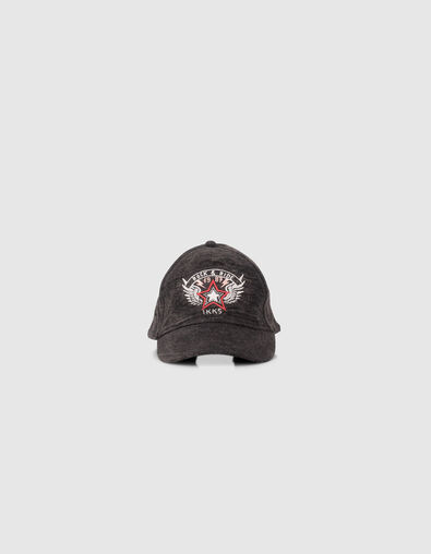 Girls’ grey winged star image cap - IKKS