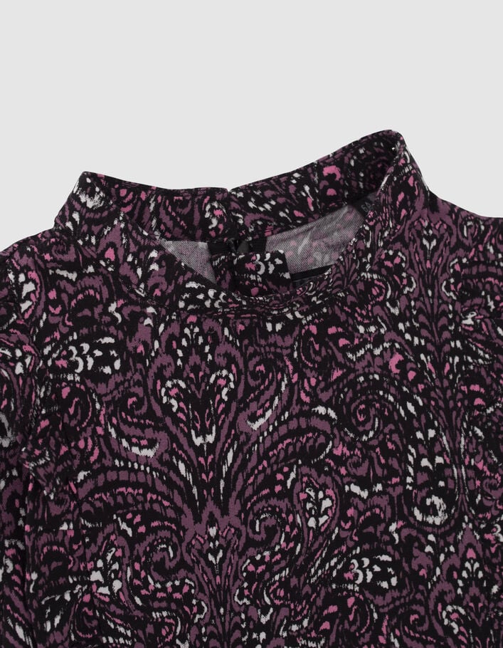 Roze blouse LENZING™ ECOVERO™ paisleyprint meisjes-4