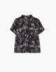 Boys’ black medina and palm tree print shirt-4
