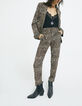 Women’s arabesque print suit trousers-7