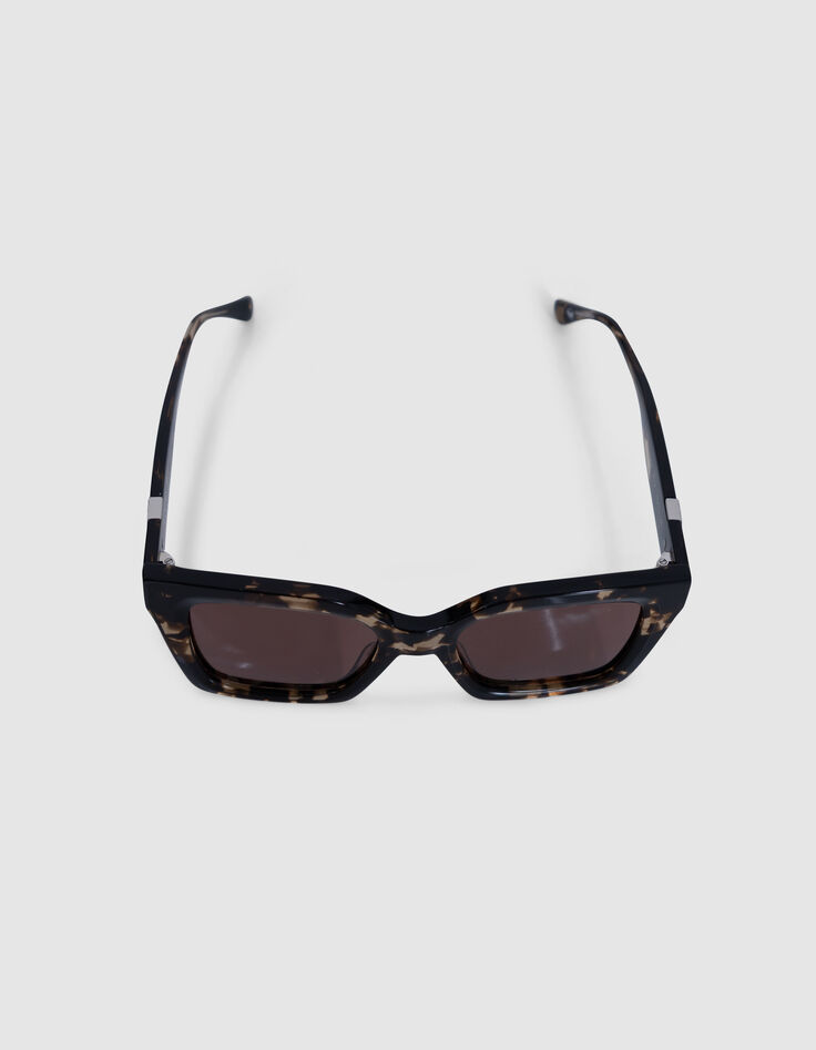Dunkelbraune Sonnenbrille Carla dunkelbraune Gläser-4