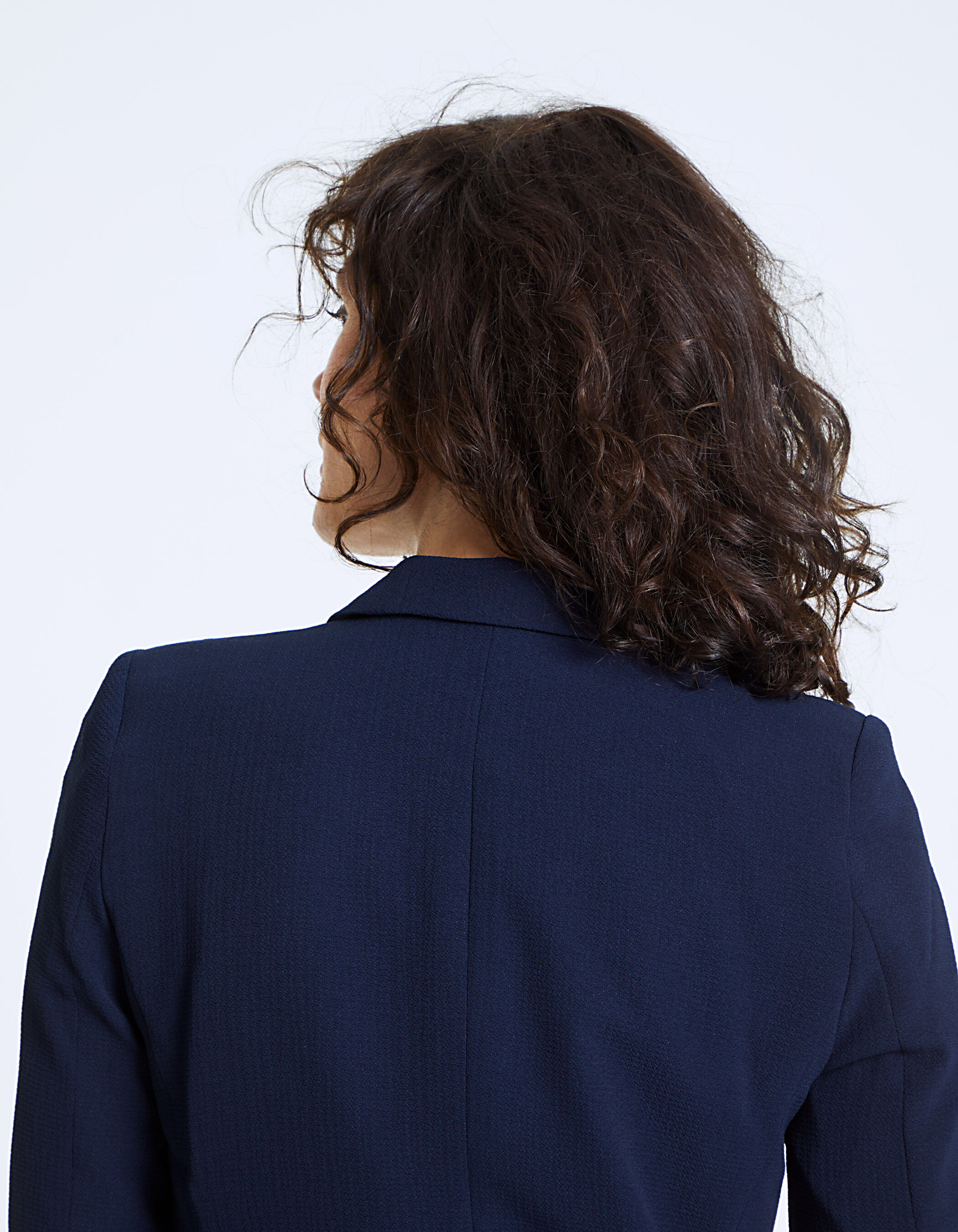 Veste longue bleu marine femme hotsell