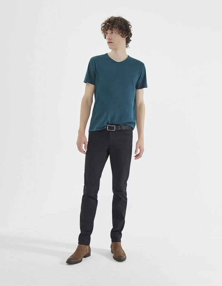 Tee-shirt L'Essentiel dark blue à col V Homme-6