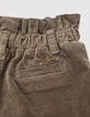 2-in-1 baby meisjes vlinder T-shirt en kaki shorts set-8