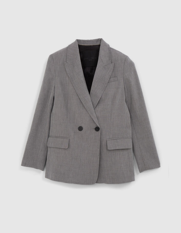 Pure Edition – Women's black semi-plain suit jacket - IKKS
