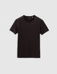 Herren T-Shirt brauner Bio-Baumwolle von L'Essentiel-6