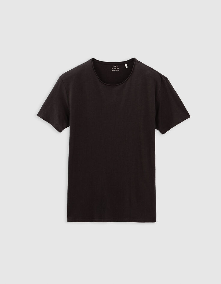 Herren T-Shirt brauner Bio-Baumwolle von L'Essentiel-6