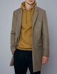 Men’s light brown straight coat-1