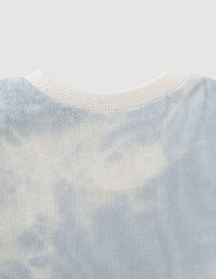 Baby boys’ tie-dye sandals image organic cotton T-shirt-6