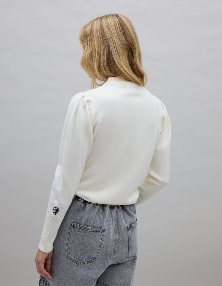 IKKS x DUVILLARD Jersey de punto de estrellas crudo para mujer-8 IKKS x DUVILLARD Jersey de punto de estrellas crudo para mujer-8