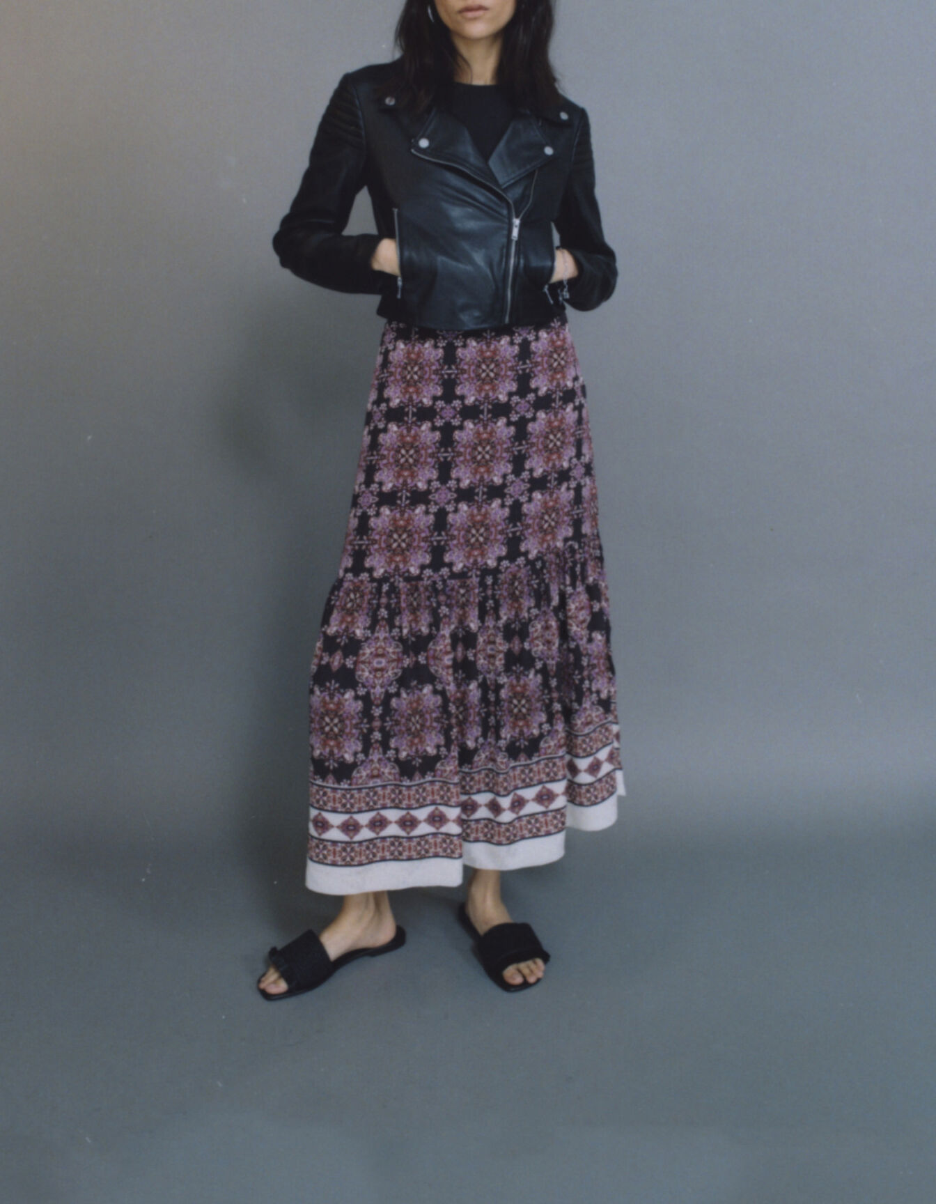 Boho maxi skirt jacket online