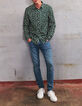 Men’s storm dirty faded SLIM jeans-5