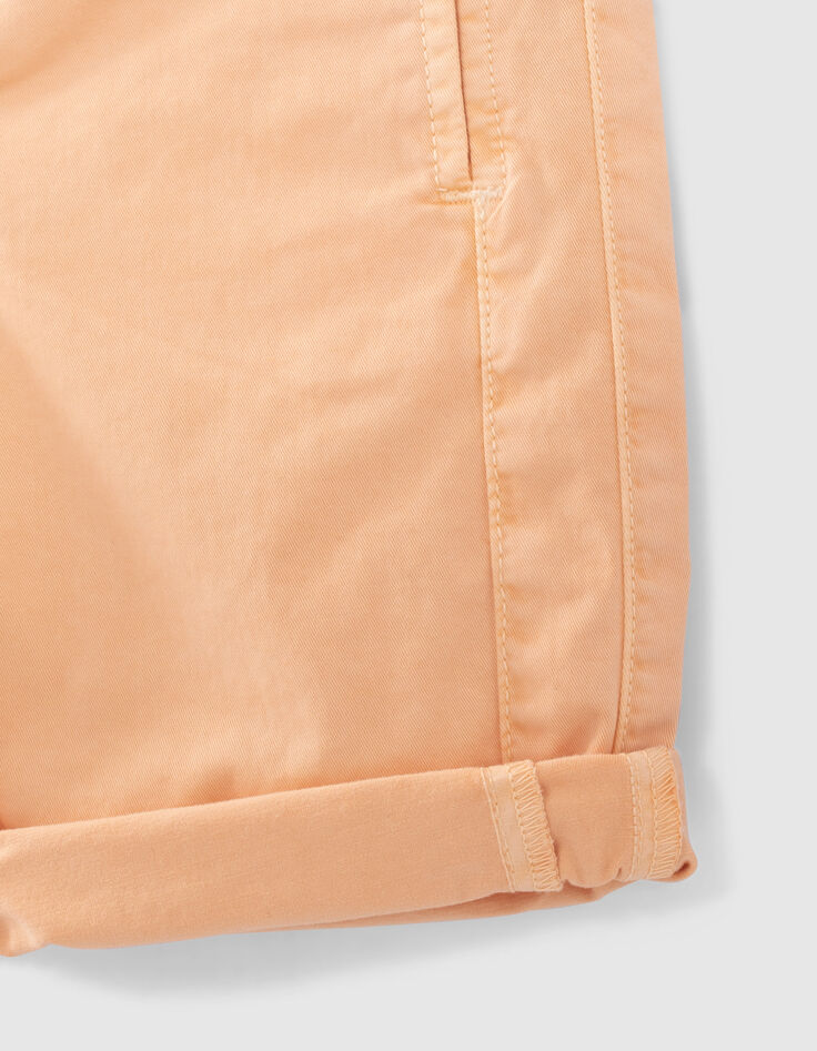 Bermudas chinos anaranjados niño-4