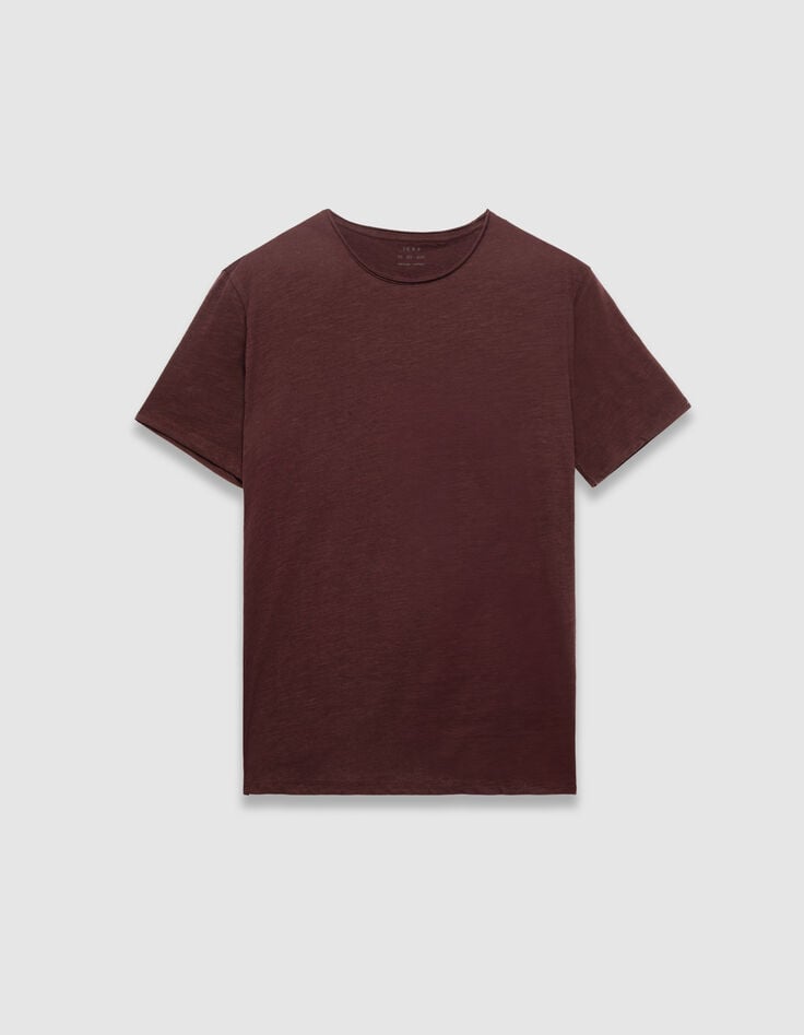 Men’s plum organic slub cotton crew neck T-shirt-5 Men’s plum organic slub cotton crew neck T-shirt-5