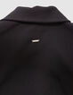 Girls’ black mixed fabric jacket-8
