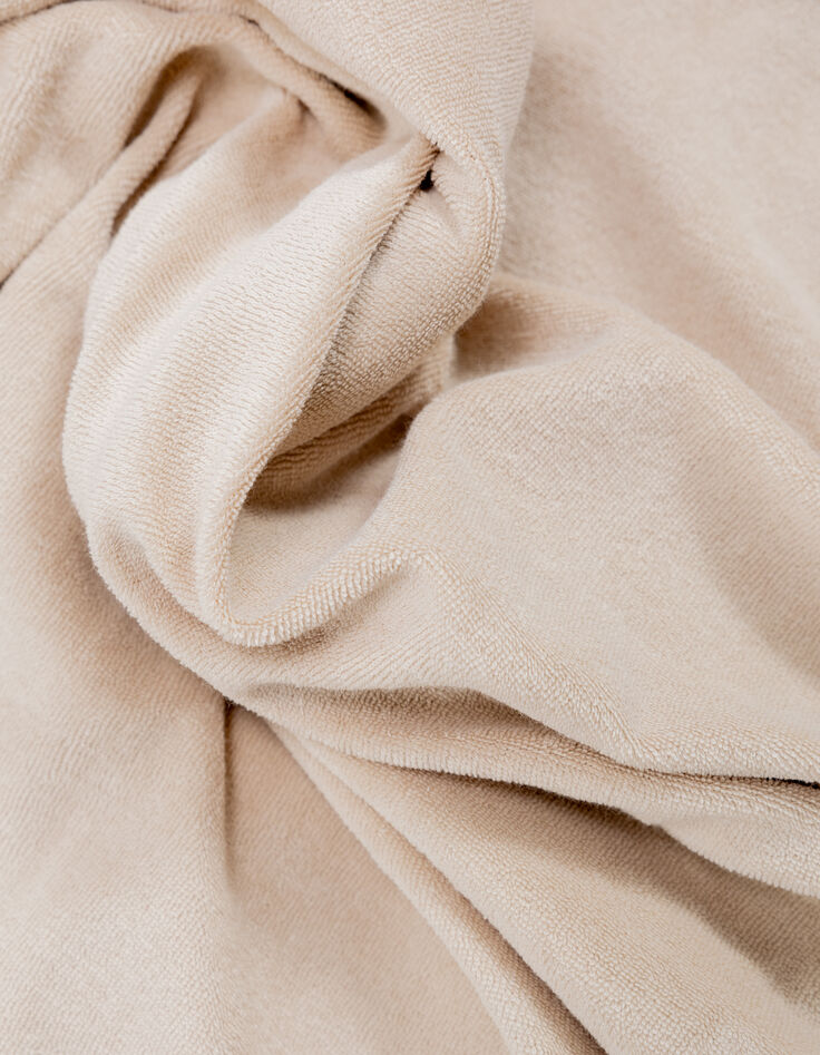 Beige REGULAR overhemd badstof korte mouw Heren-6 Beige REGULAR overhemd badstof korte mouw Heren-6