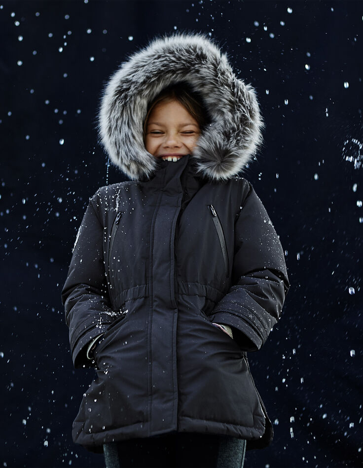 Wasserdichter Mädchenparka-1