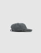 Gorra vaquera azul gris bordado logo hombre-1