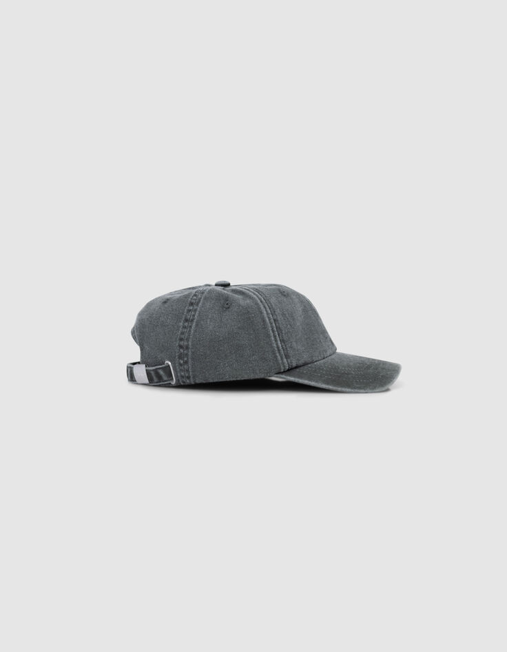 Gorra vaquera azul gris bordado logo hombre-1
