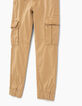 Pantalon battle camel avec bas élastiqués garçon -5