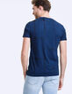 Tee-shirt indigo tie and dye Los Angeles Homme-4
