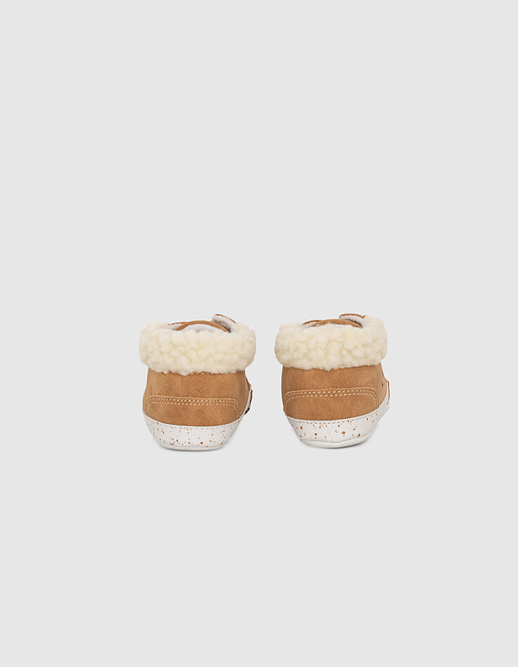Baskets sable bordées Sherpa bébé garçon -3 Baskets sable bordées Sherpa bébé garçon -3