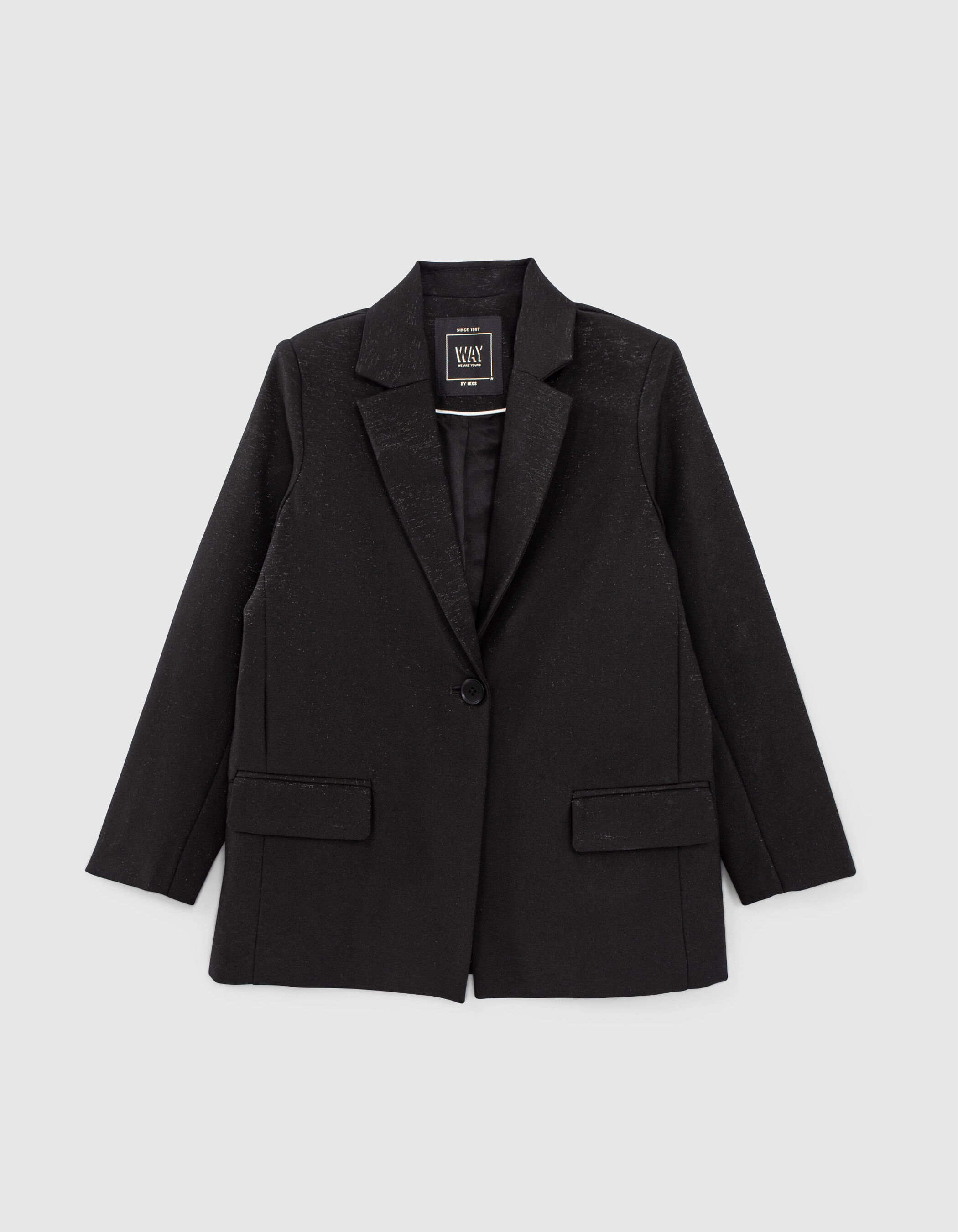 Girls black suit sales jacket