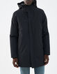 Parka noire mate WATERPROOF BREATHABLE Homme-1