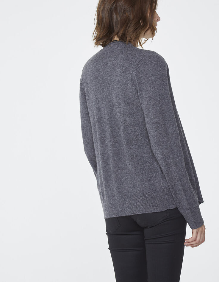 Cardigan en cachemire femme-2 Cardigan en cachemire femme-2
