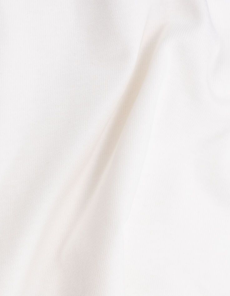 T-shirt blanc coton bio visuel homme-lion garçon-6 T-shirt blanc coton bio visuel homme-lion garçon-6