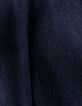 Jean large bleu larges bandes côtés fille-8
