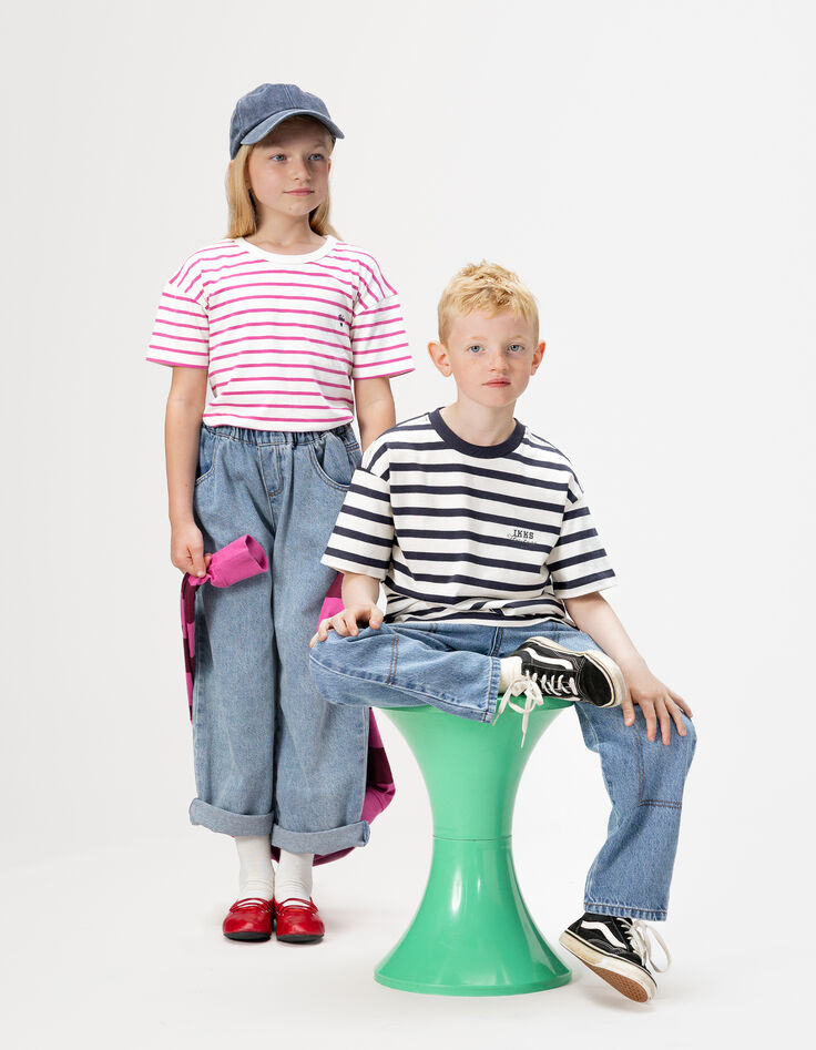 Jungen-Matrosenshirt, kurzarm, Biobaumwolle-3