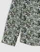 Camisa verde tejido Liberty prisma niño-4