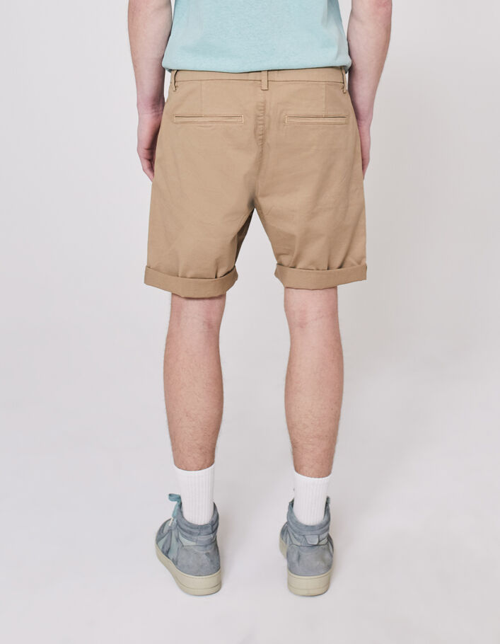 Men’s beige CHINO Bermuda shorts - IKKS