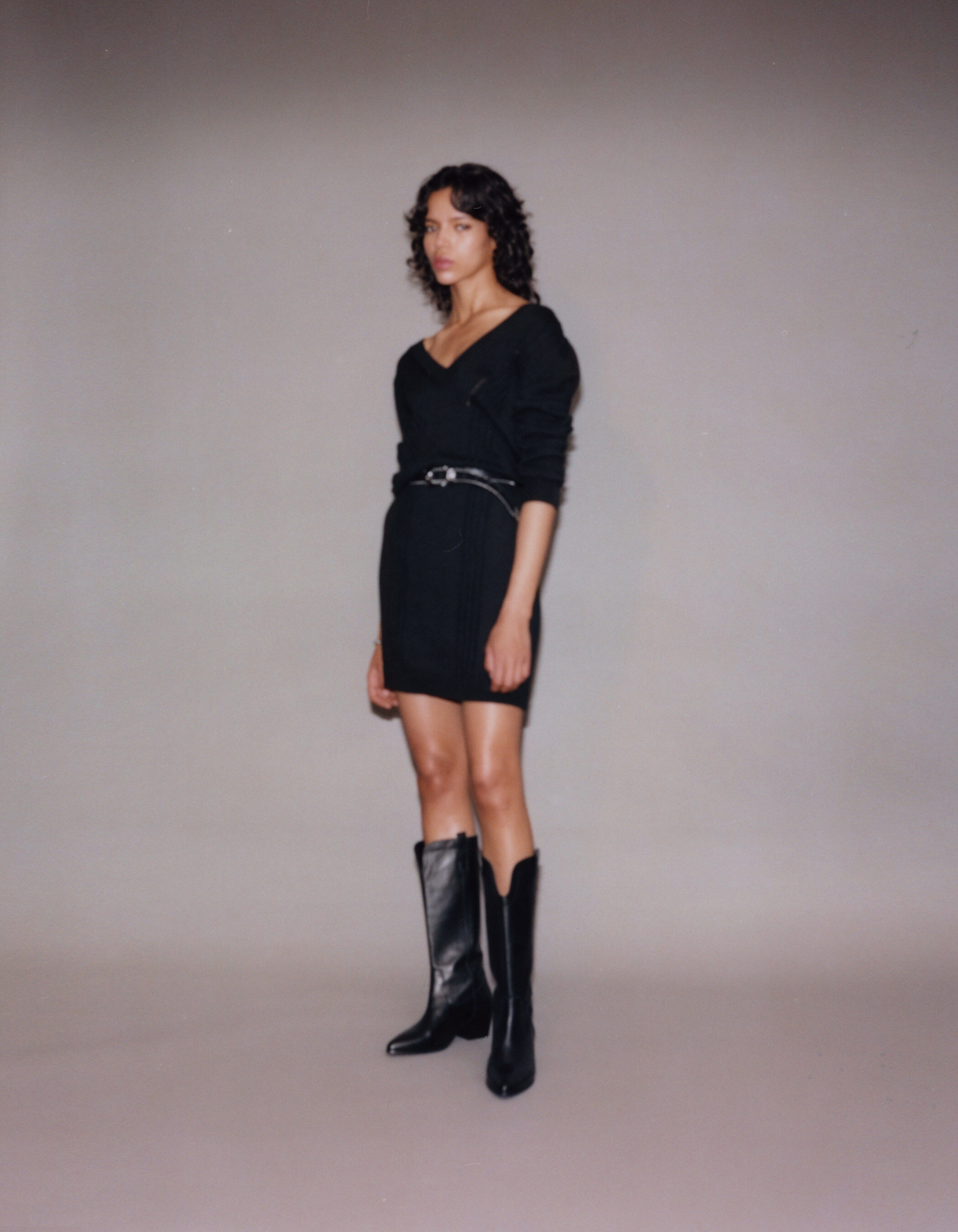 Robe noire ikks best sale femme