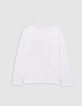 T-shirt blanc coton bio visuel buildings garçon-3 T-shirt blanc coton bio visuel buildings garçon-3