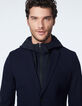 Veste marine avec parmenture à capuche WATER REPELLENT Homme-2